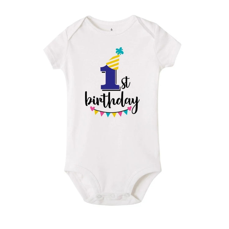 1st Birthday T-Shirt - Blue