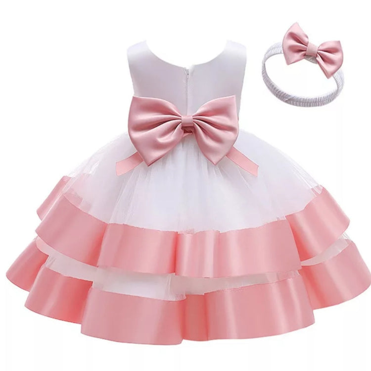 1st Birthday Signature Dress - PINK