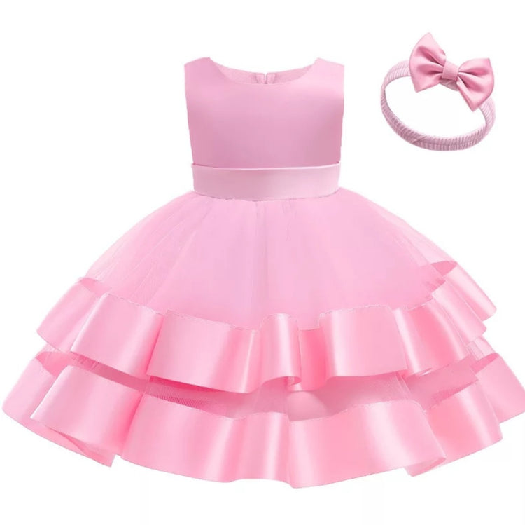 1st Birthday Signature Dress - PINK