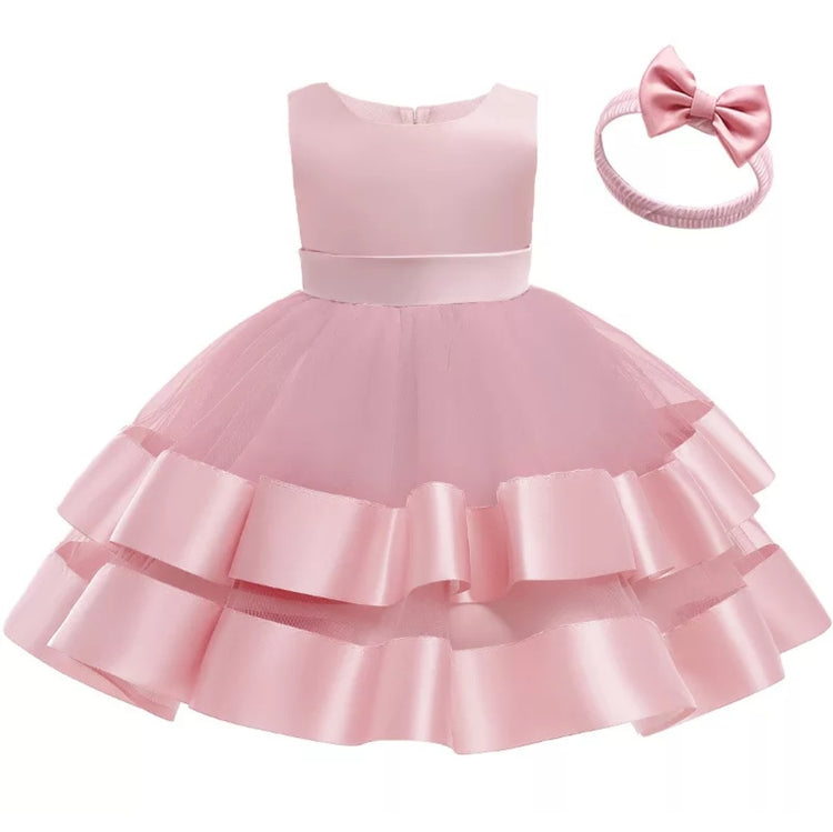 1st Birthday Signature Dress - PINK