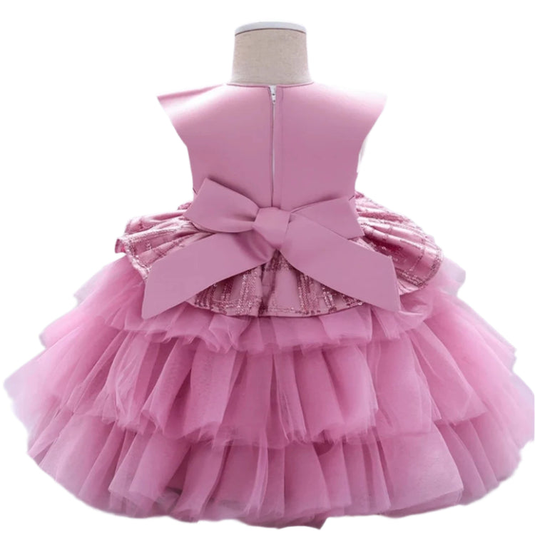 1st Birthday Signature Dress - PINK