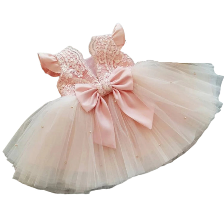 1st Birthday Signature Dress - PINK