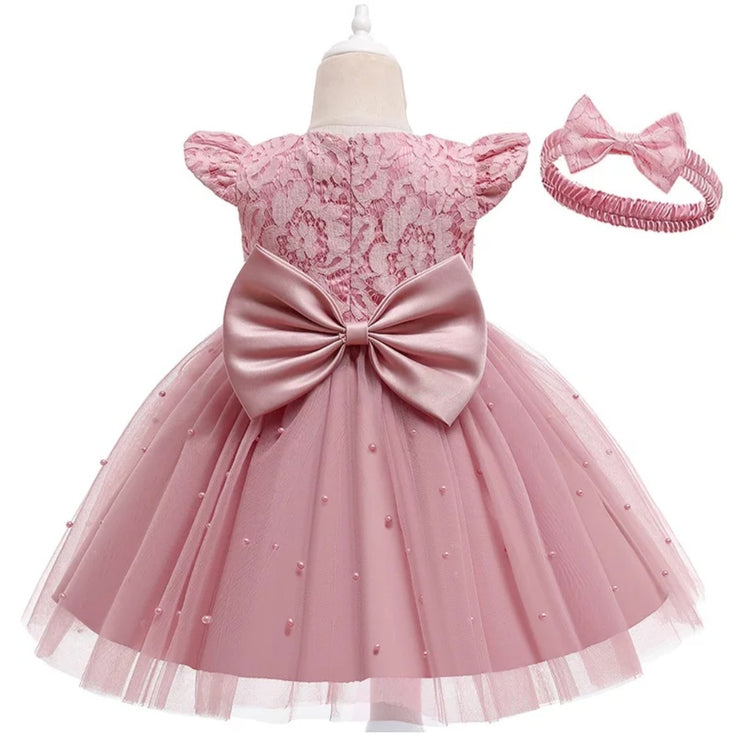 1st Birthday Signature Dress - PINK