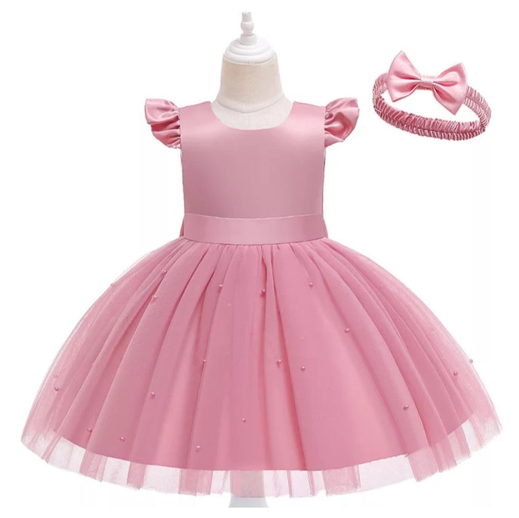 1st Birthday Signature Dress - PINK