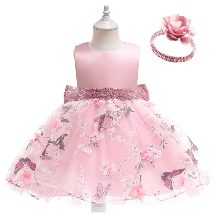 1st Birthday Signature Dress - PINK