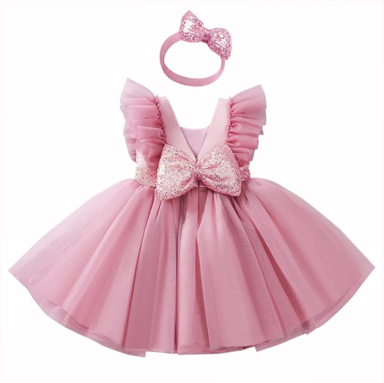 1st Birthday Signature Dress - PINK