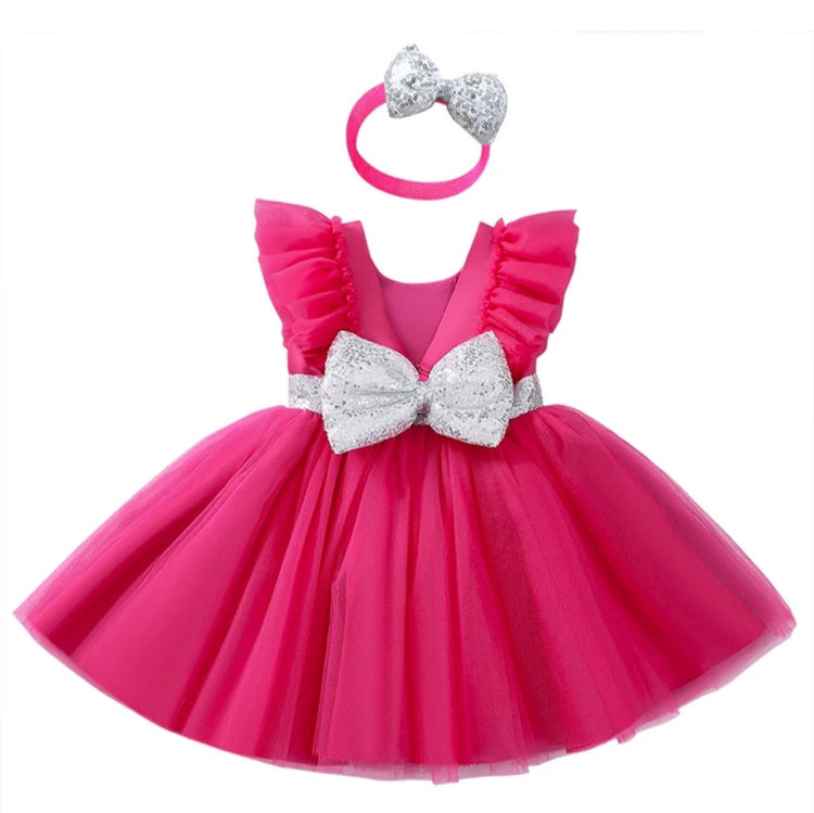 1st Birthday Signature Dress - PINK