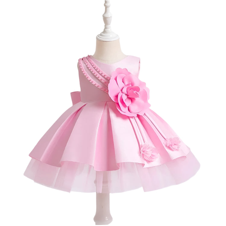 1st Birthday Signature Dress - PINK