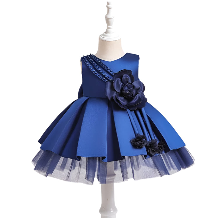 1st Birthday Signature Dress - BLUE