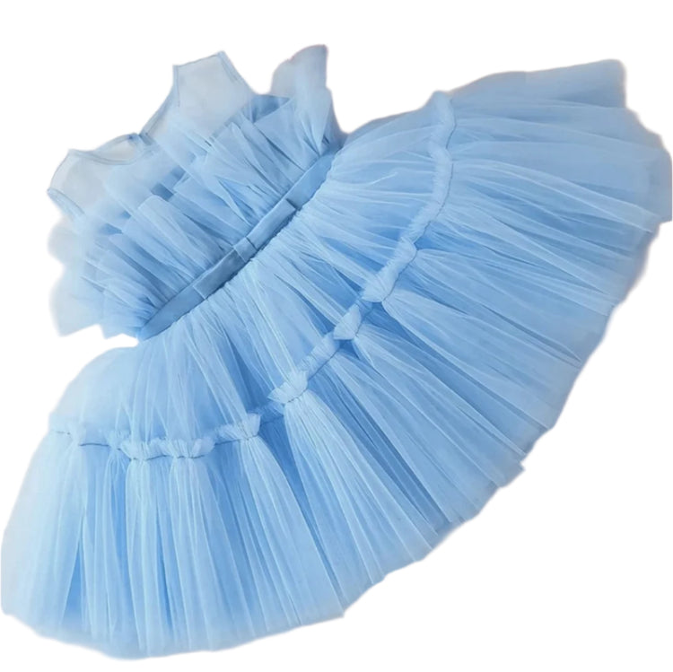 1st Birthday Signature Dress - BLUE