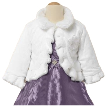 Plush Bolero - Girls Dress