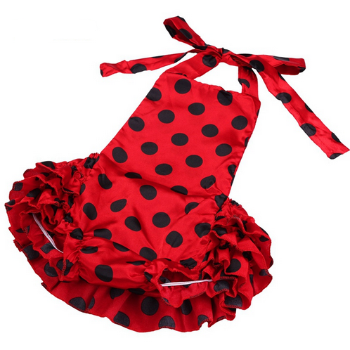 LIL MISS -  Ladybug Romper - 12M