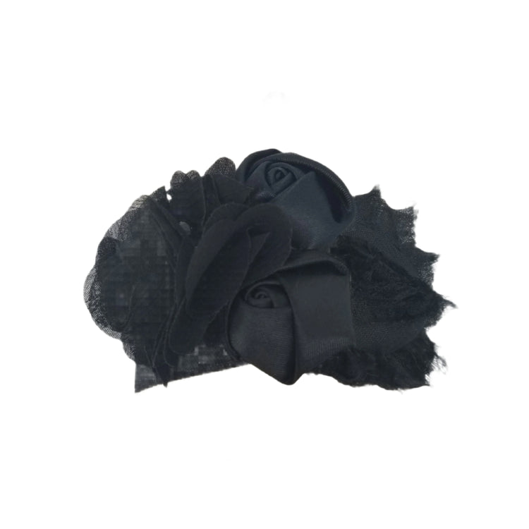 Flower Headband- Black