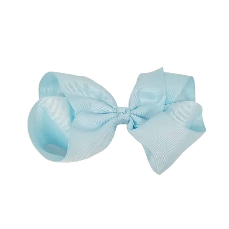 Large Bow Hair Clip- Blue