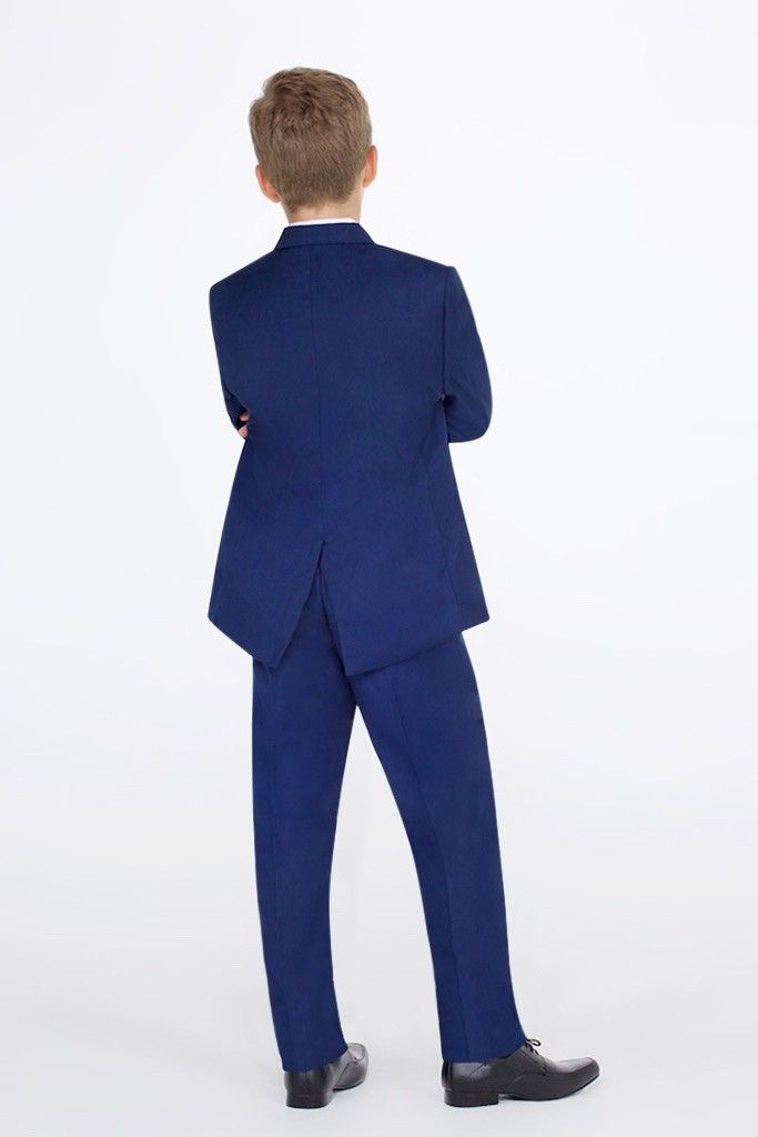 Boys 5 Piece Formal Suit - Cobalt