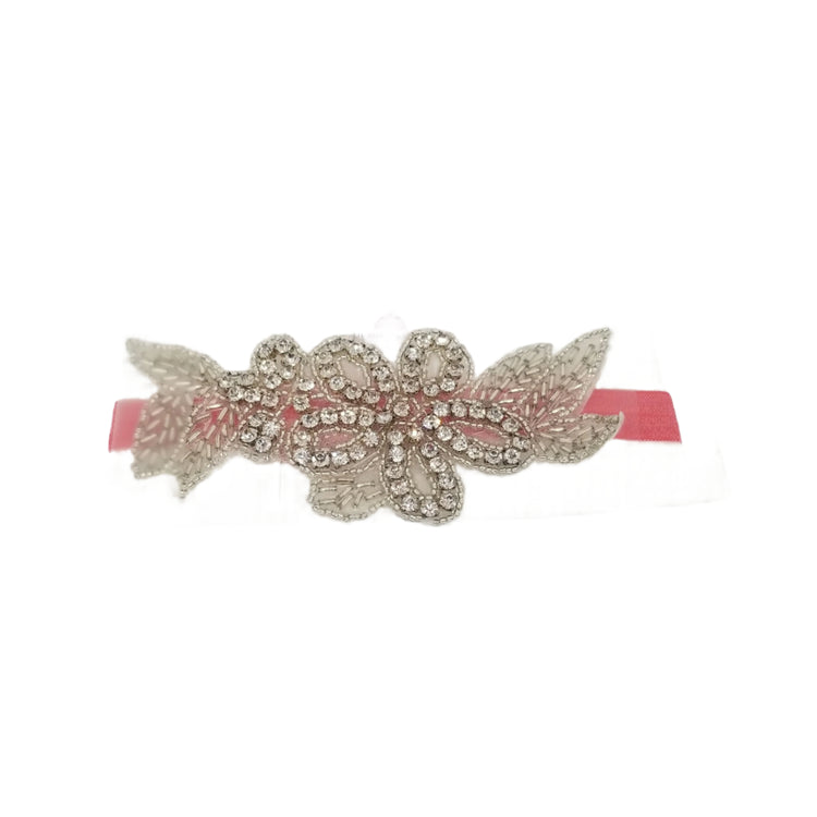 Jeweled Headband- Coral