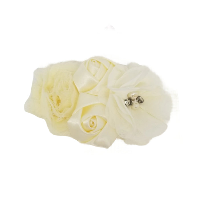 Flower Headband- Ivory