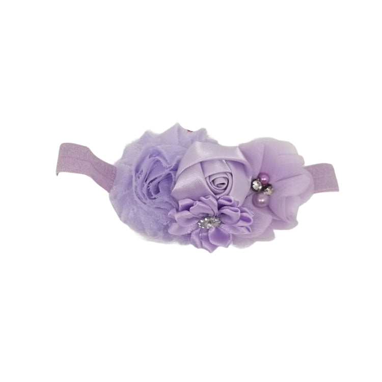 Flower Headband- Lilac
