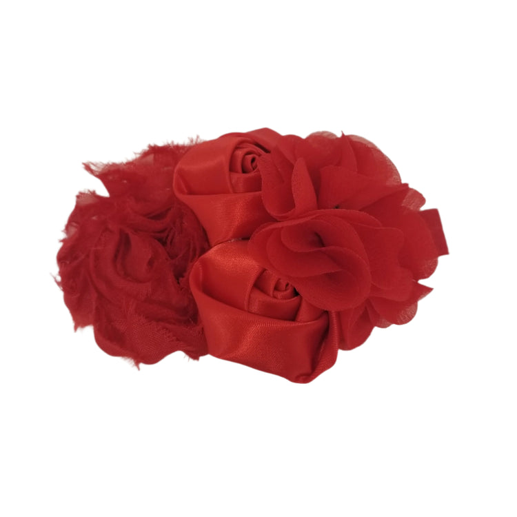 Flower Headband- Red