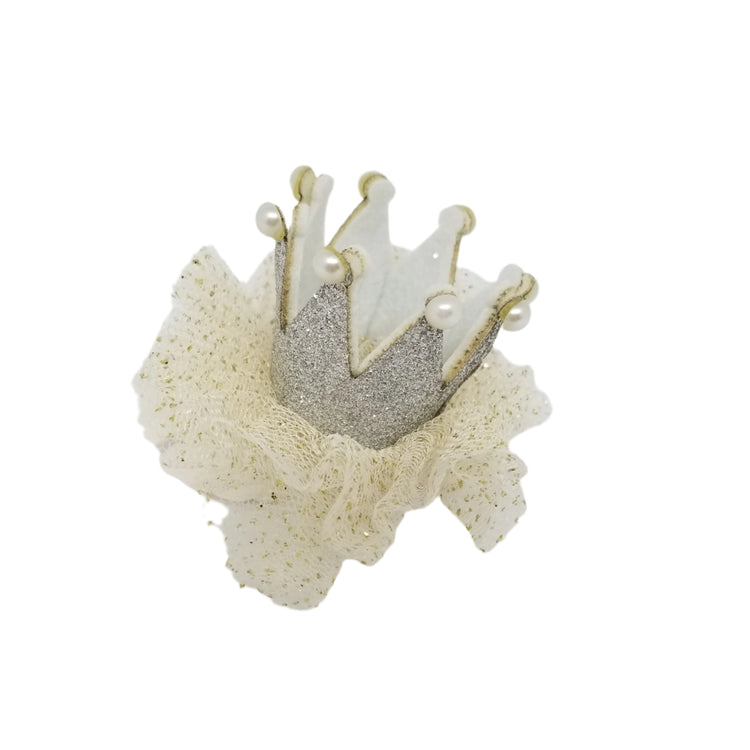 Baby Soft Crown Clip In- Silver