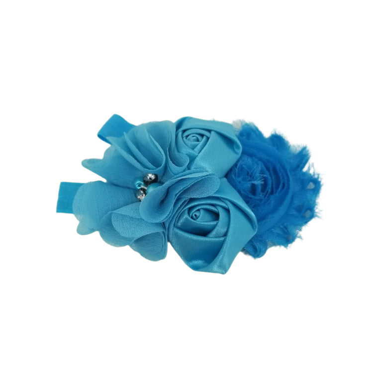 Flower Headband- Turquoise