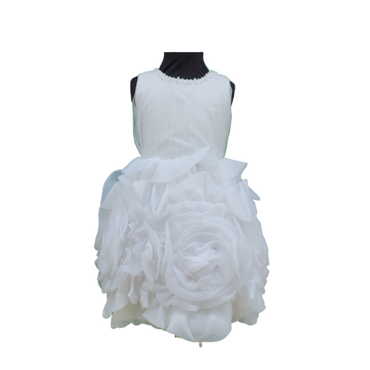 LIL MISS -  Rosalie - White - Girls Dress