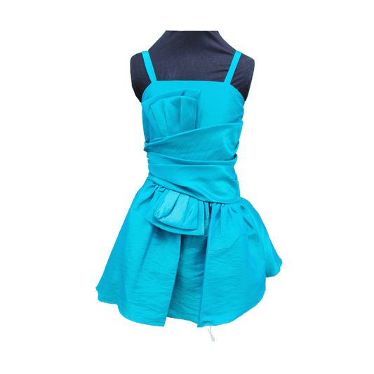 LIL MISS -  Sydney - Teal - Girls Dress