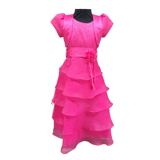 LIL MISS -  Hilary - Hot Pink - Girls Dress