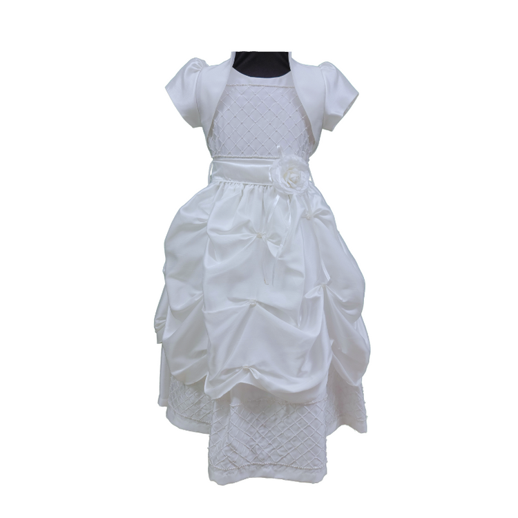 LIL MISS -  Rayna Ivory - Girls Dress