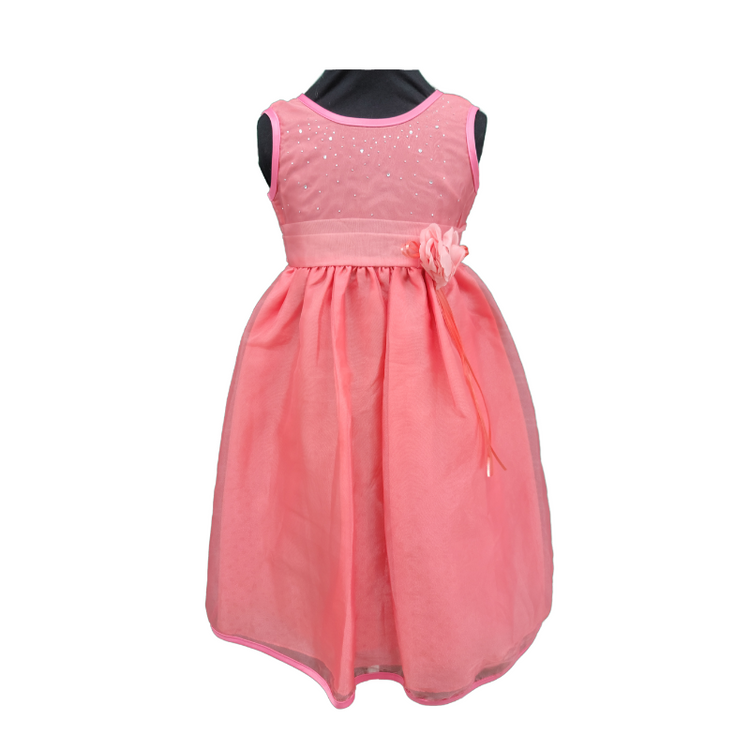 LIL MISS -  Sonia - Coral - Girls Dress