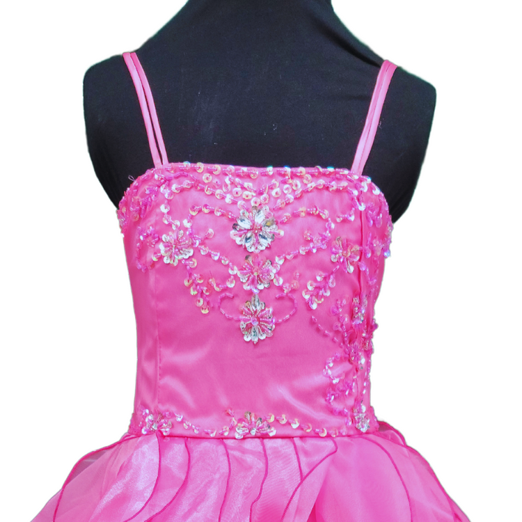 LIL MISS -  Adela - Hot Pink - Girls Dress