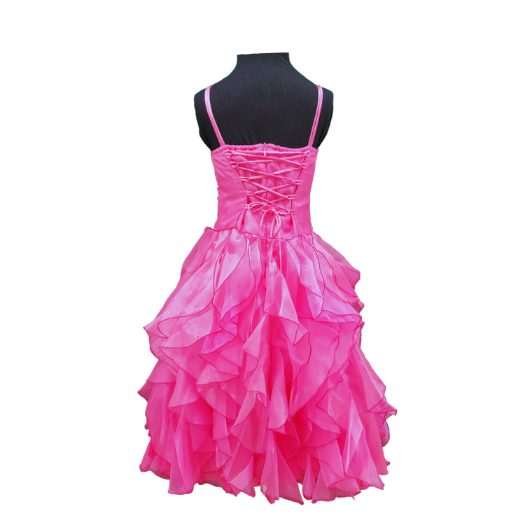 LIL MISS -  Adela - Hot Pink - Girls Dress