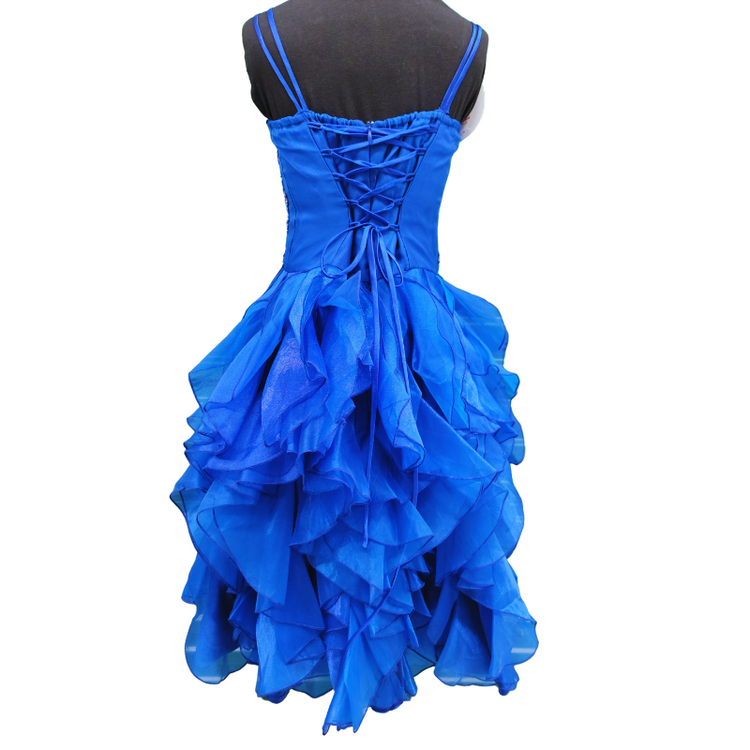 LIL MISS -  Adela - Royal Blue - Girls Dress