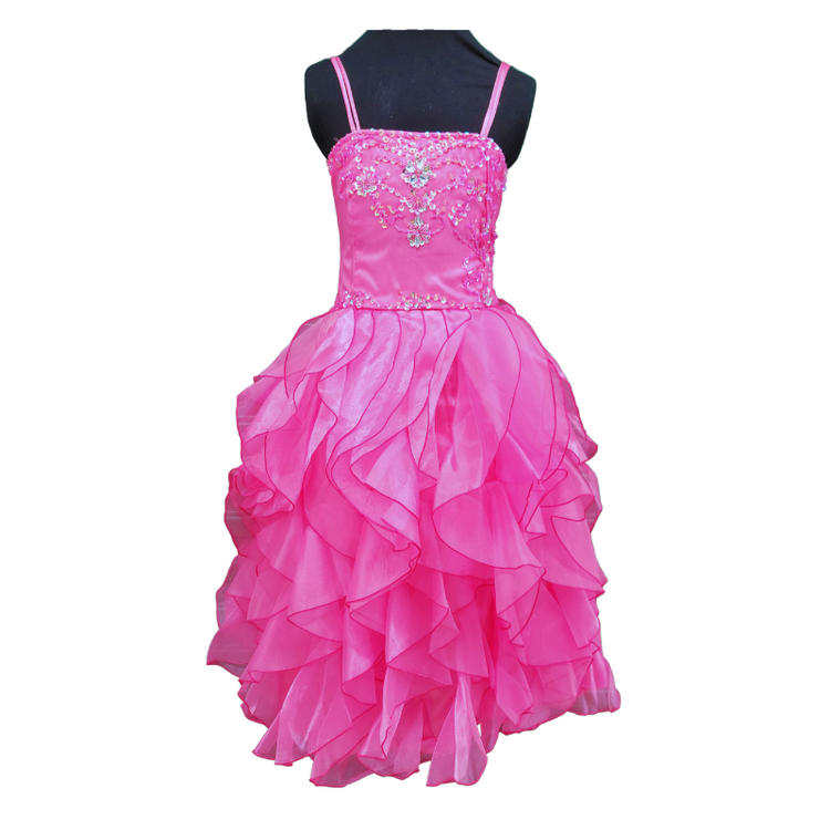 LIL MISS -  Adela - Hot Pink - Girls Dress