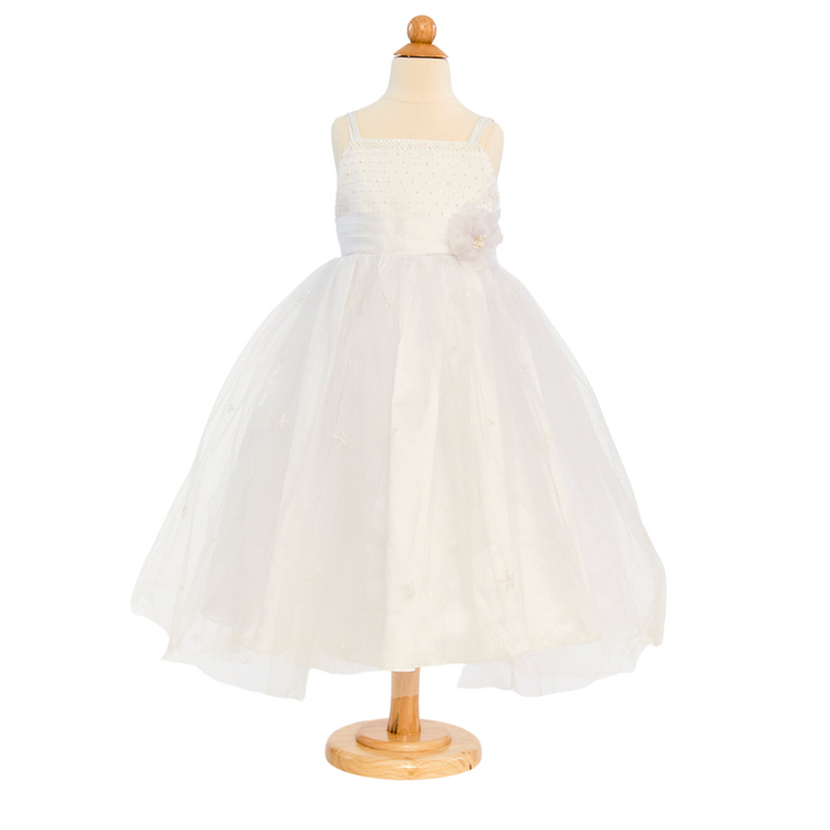 LIL MISS -  Miranda - White - Girls Dress