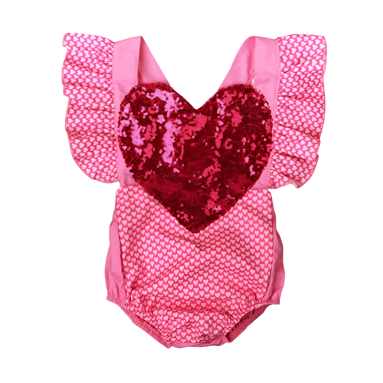 LIL MISS -  Heart Romper