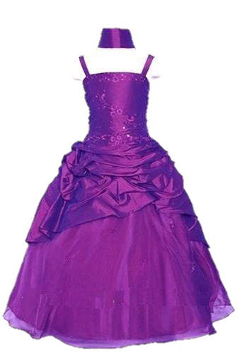 LIL MISS -  Jade - Purple - Girls Dress