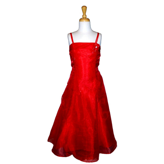 LIL MISS -  Mina - Red - Girls Dress