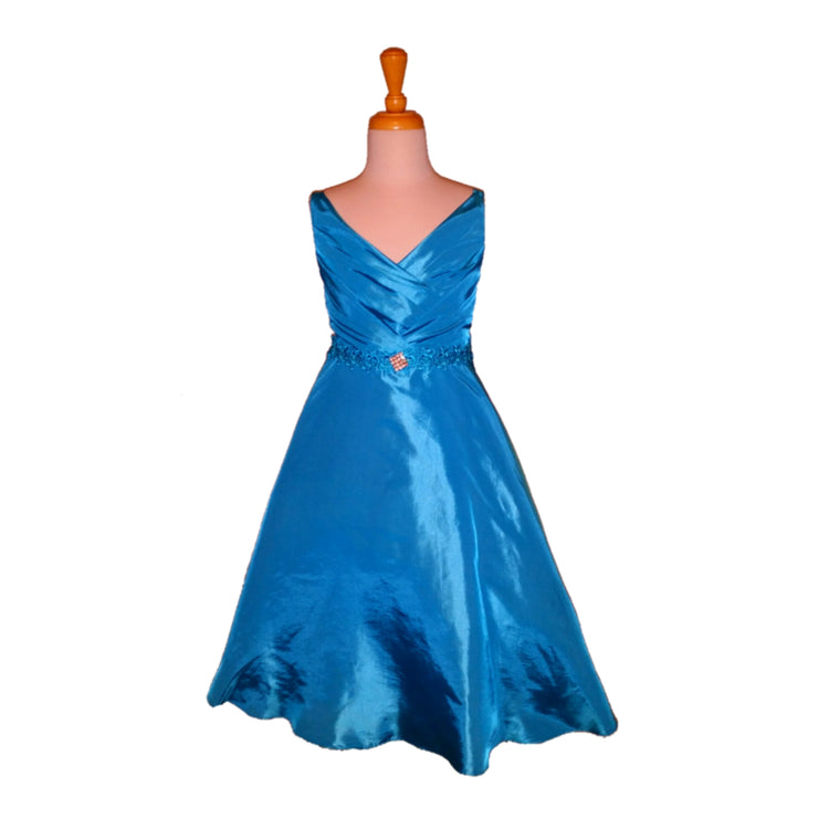 LIL MISS -  Bonnie - Turquoise - Girls Dress