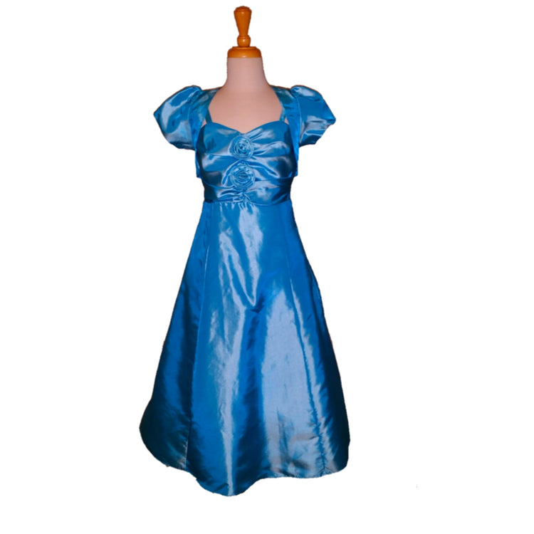 LIL MISS -  Lana - Turquoise - Girls Dress