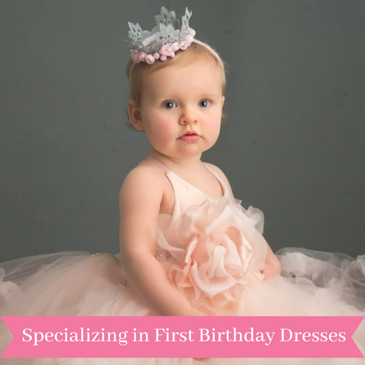 LIL MISS - 1st Birthday Signature Dress