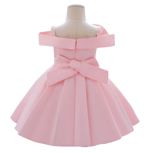 1st Birthday Signature Dress  - PINK