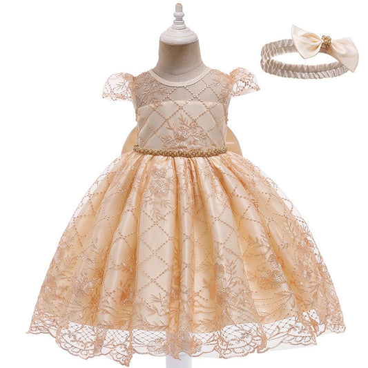 1st Birthday Signature Dress - IVORY