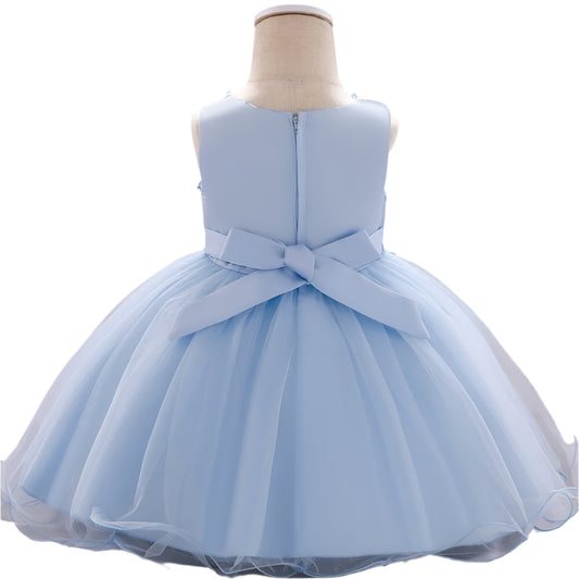1st Birthday Signature Dress - BLUE