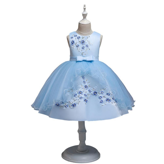 1st Birthday Signature Dress - BLUE