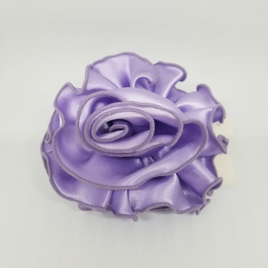 LIL MISS -  Single Bloom Satin Headband- Lilac