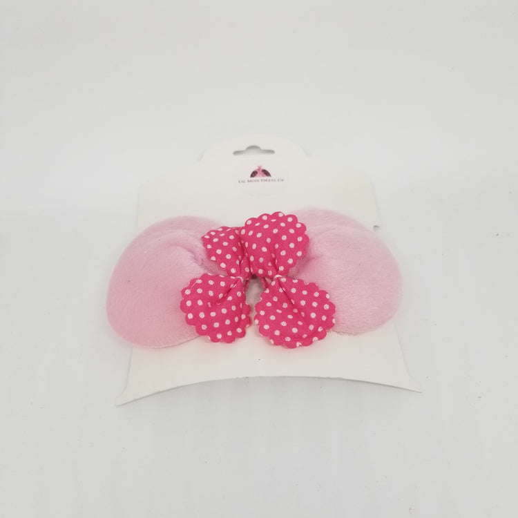 LIL MISS -  Minnie Mouse Clip In Ears- Pink