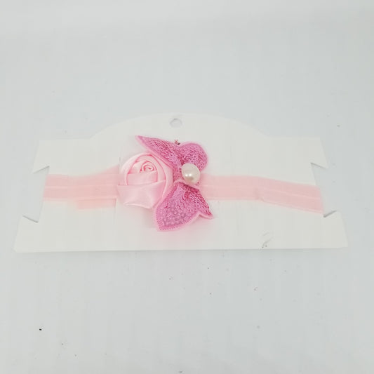LIL MISS -  Butterfly Flower Headband - Pink