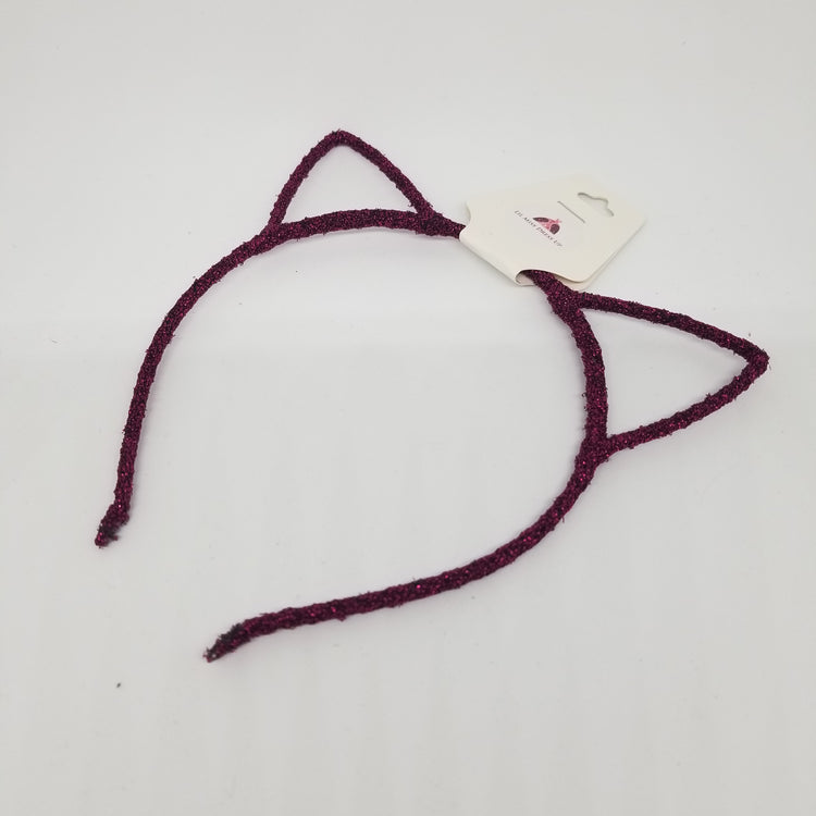 LIL MISS -  Cat Ears Headband - Hot Pink