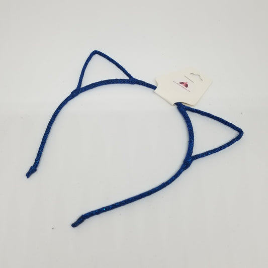 LIL MISS -  Cat Ears Headband - Royal Blue